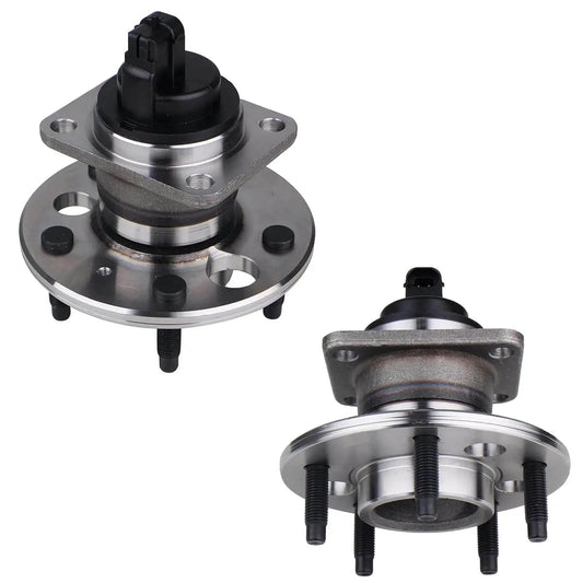 Rear Wheel Hub Bearing Assembly (Pair) 512003 Fit Buick LeSabre Lucerne Park Avenue Cadillac DeVille seen in angled view