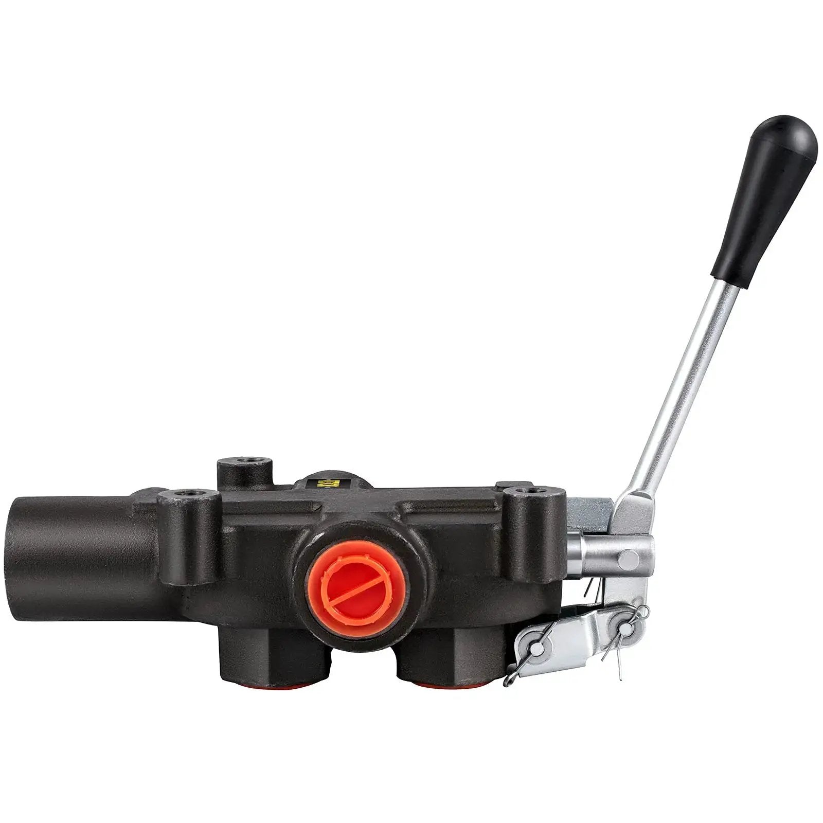Heavy Duty Hydraulic Directional Control Valve With One Spool For Tractors And Loaders 21 GPM At 3625 PSI with lever, side view
