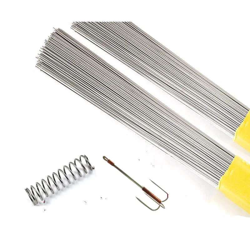 25Pcs 40cm Stainless Steel Spring Wire Set Stiff Wire For DIY Jewelry Beading And Crafting 304 Stainless Steel Corrosion Resistant Burr Free Smooth Bright Finish Diameter 0.2 To 3mm Typically 1.0mm