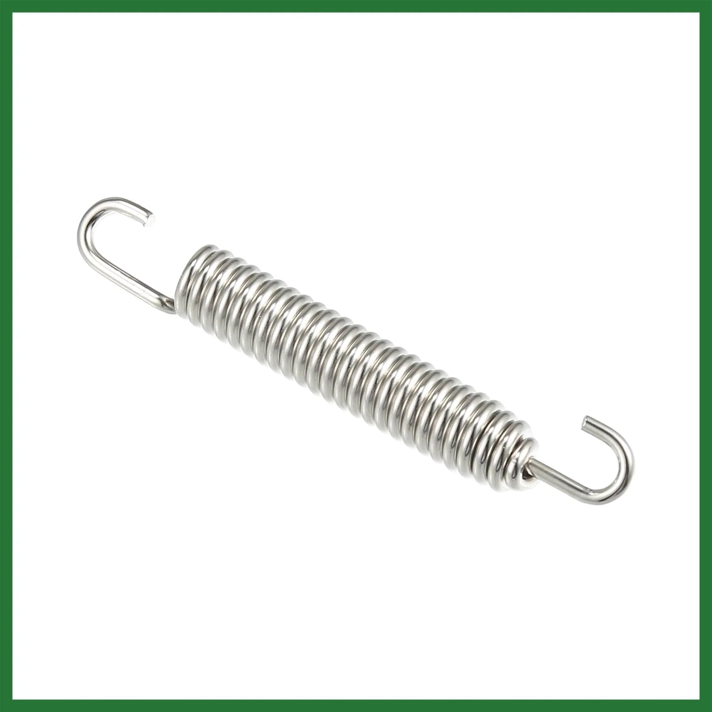 Must Have Universal Motorcycle Exhaust Pipe Spring Set, 2 Pieces, 80mm Total Length, 58mm Spring, 9mm Diameter, Stainless Steel