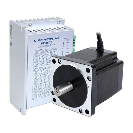 Powerful Nema 34 1 Axis CNC Kit with 8.0Nm Stepper Motor and DM860Y Driver for CNC Mill Router Lathe and Robotic Projects