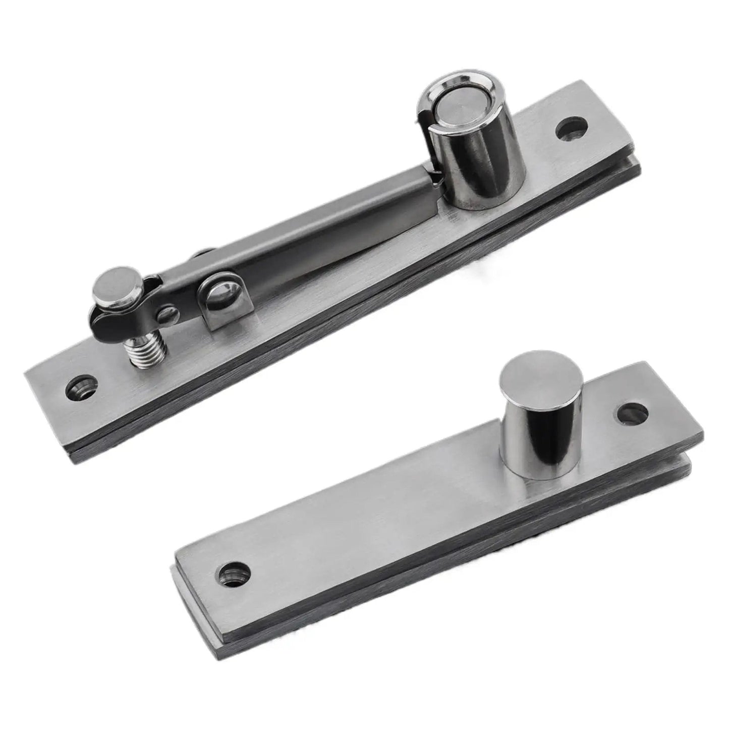 Heavy Duty Stainless Steel Pivot Hinge Set For Secret Doors Swing Doors And Wood Doors With Ball Catch 360 Degree Rotation