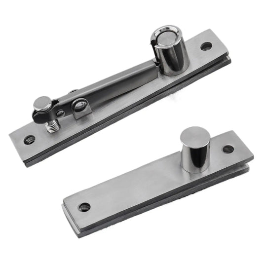 Heavy Duty Stainless Steel Pivot Hinge Set For Secret Doors Swing Doors And Wood Doors With Ball Catch 360 Degree Rotation