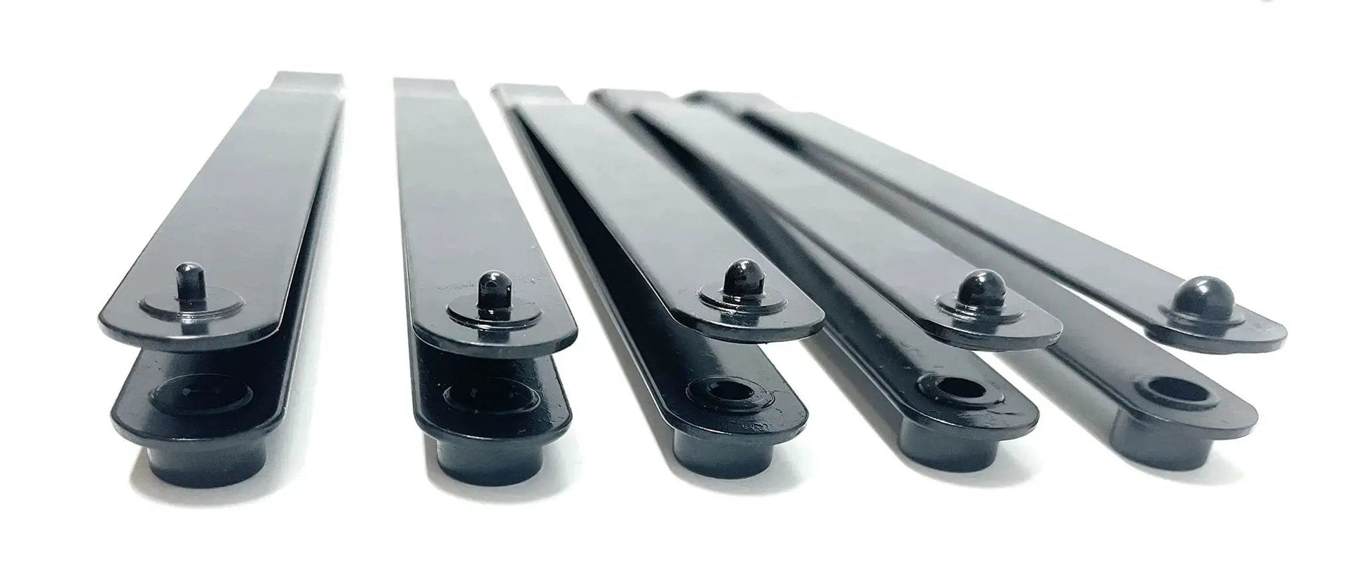 Pro Grade Durable Stainless Steel 5 Piece 6 Inch Hole Finder Tools Kit For Sheet Metal Strap Duplicator Includes Hole Sizes Forty Thirty Twenty One Ten And One Quarter Inch For Quick Precise Layer To Layer Hole Alignment, side view