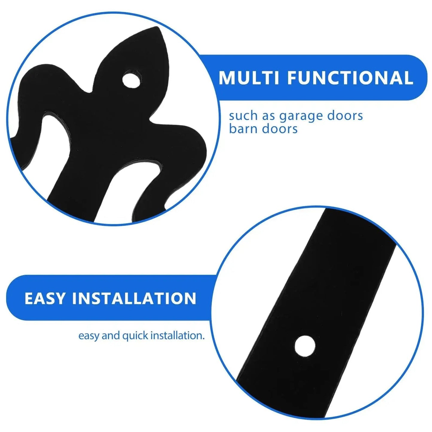 Close-up view of Shaped Shed Door Hinges Lift Off Hardware for Boxes Cabinets and Wardrobe Doors showing design and installation features.