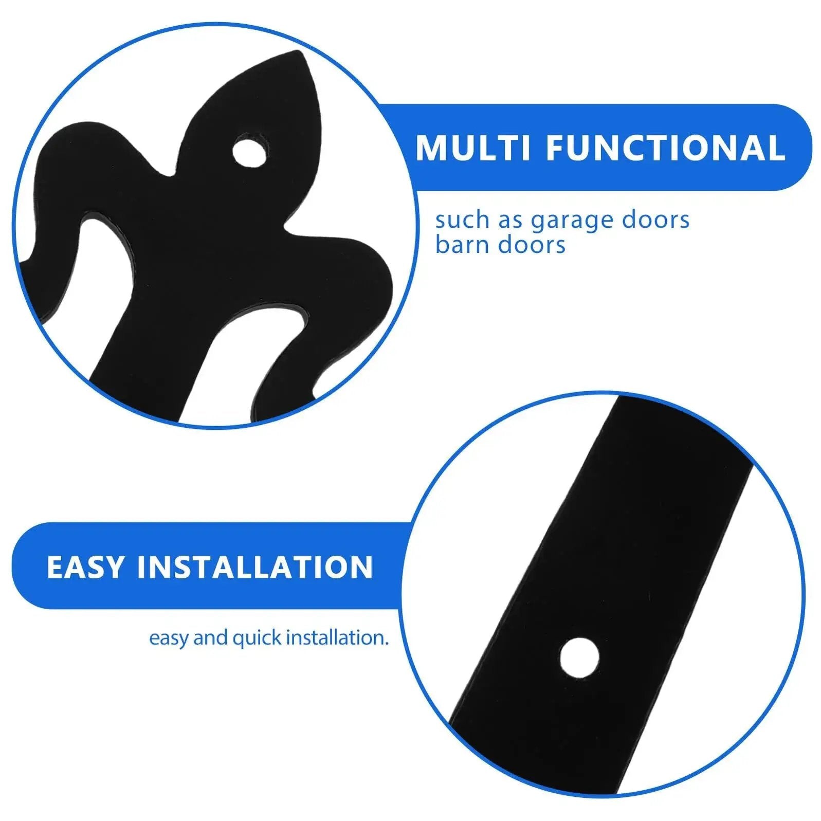 Close-up view of Shaped Shed Door Hinges Lift Off Hardware for Boxes Cabinets and Wardrobe Doors showing design and installation features.