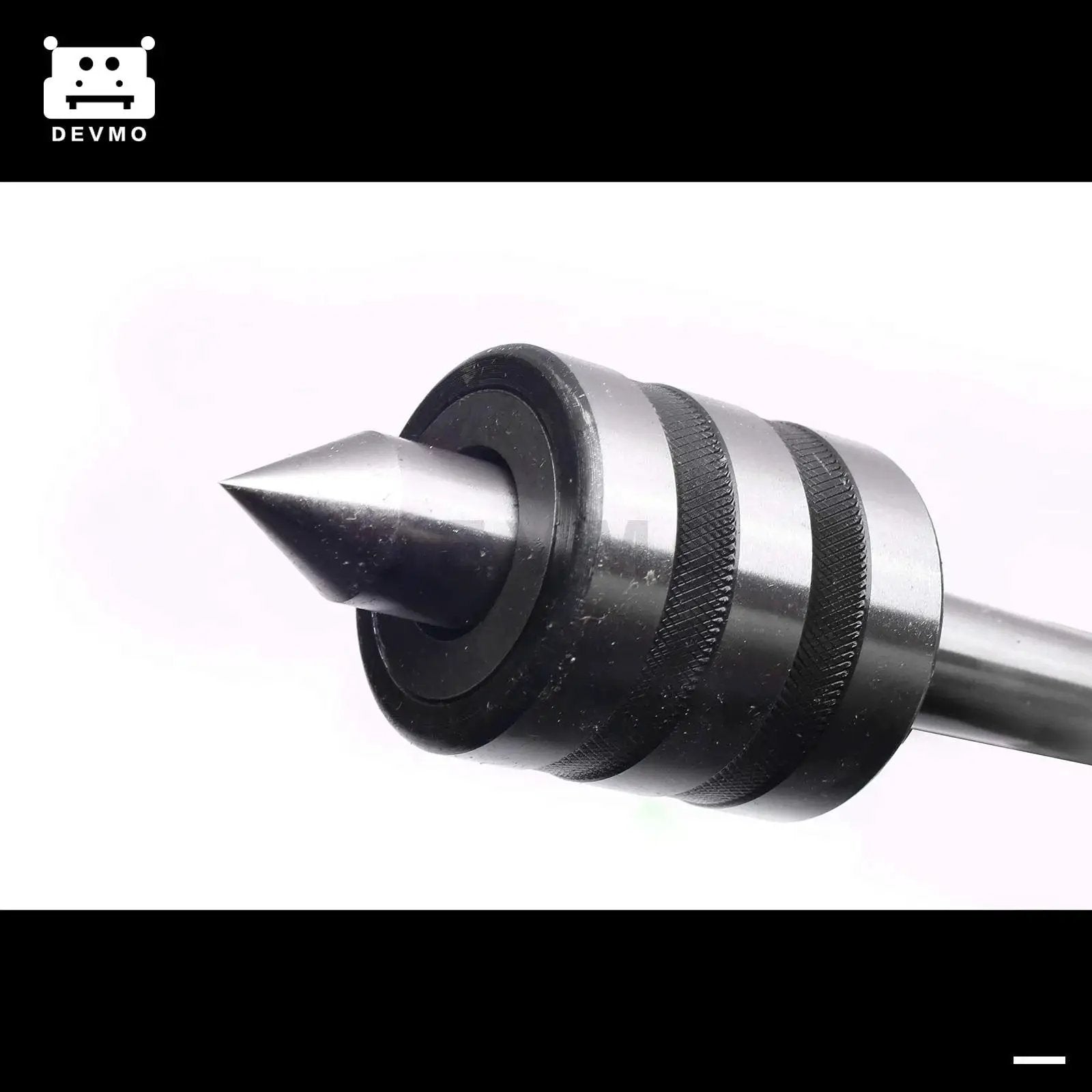 MT2 Live Center With Triple Bearing Spindle For Lathe And CNC Turning, Built Tough Hardened Steel Precision Rotating Center