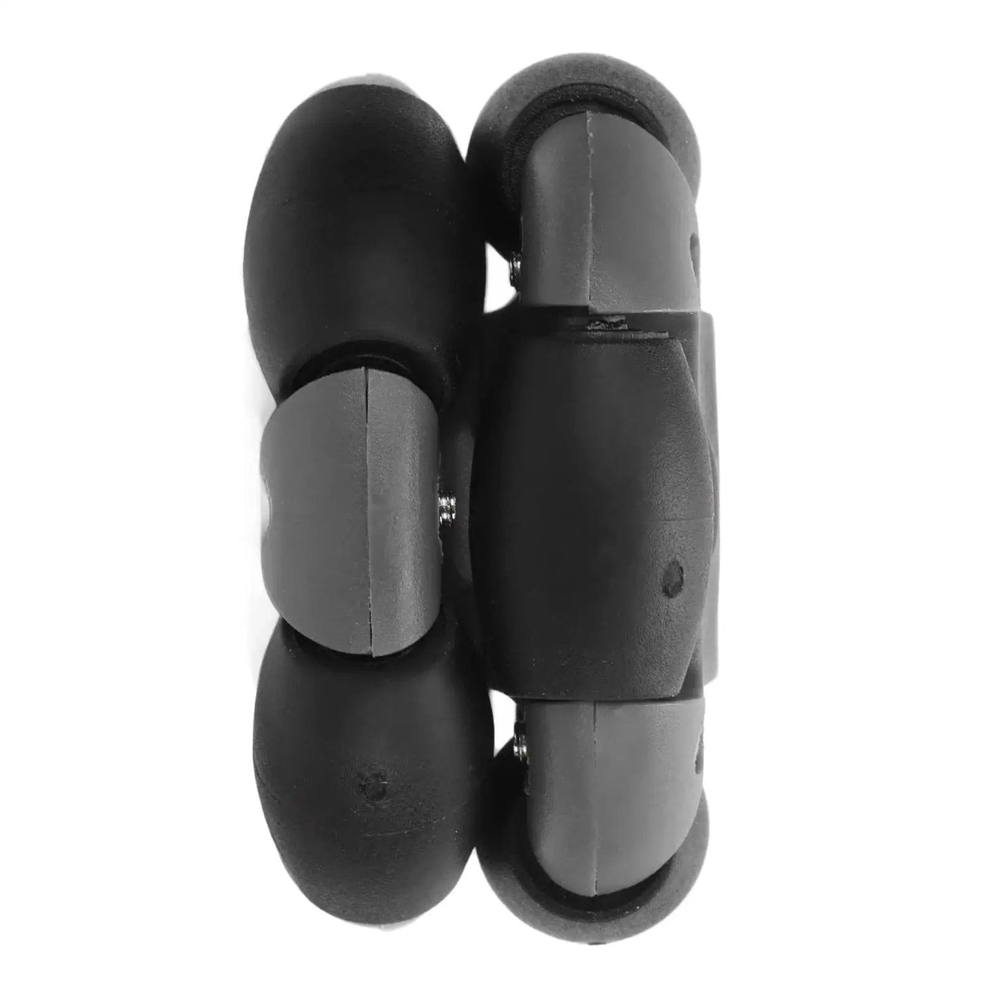 48mm Omni Rack Easy Wheels for Folding Bikes and Electric Bicycles with Bearings, 2kg Load Omni Directional Roller, Dual Row Set