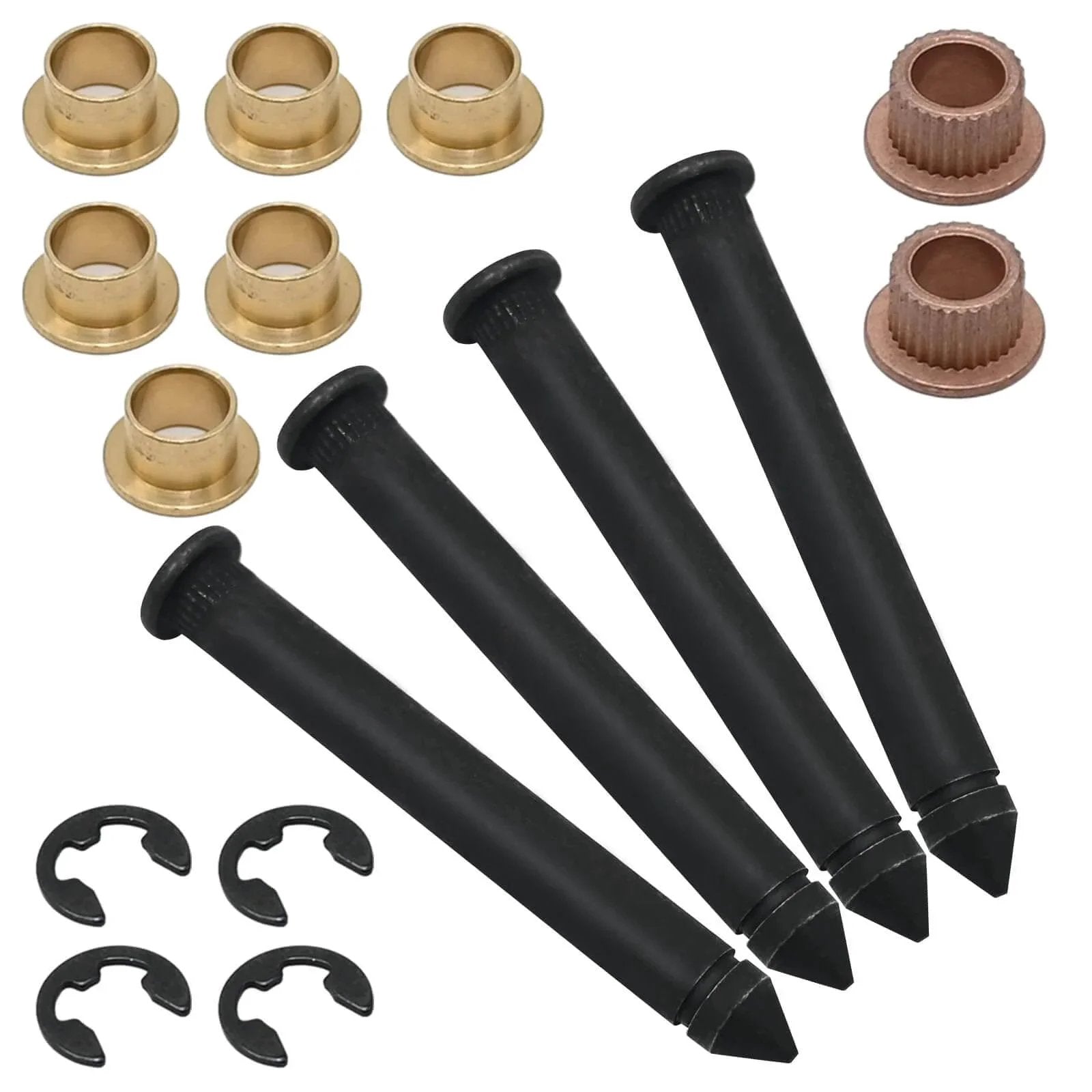 16 Pcs Auto Metal Direct Door Hinge Pin And Bushing Repair Kit Stainless Steel A00031 for Chevrolet, Pontiac, Nova