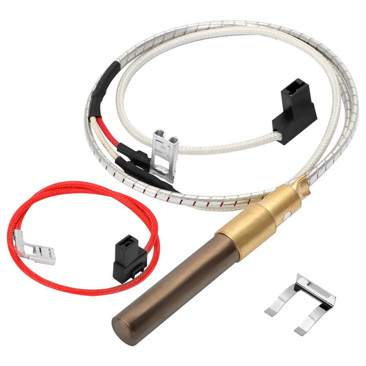 21 Inch Thermopile For Water Heater 100112328 Replacement Sensor Easy Install With 750 Millivolt Thermocouple Compatibility For Reliance Whirlpool AO Smith Kenmore American Water Heater Replace Models 6911197 9007872005 100094024
