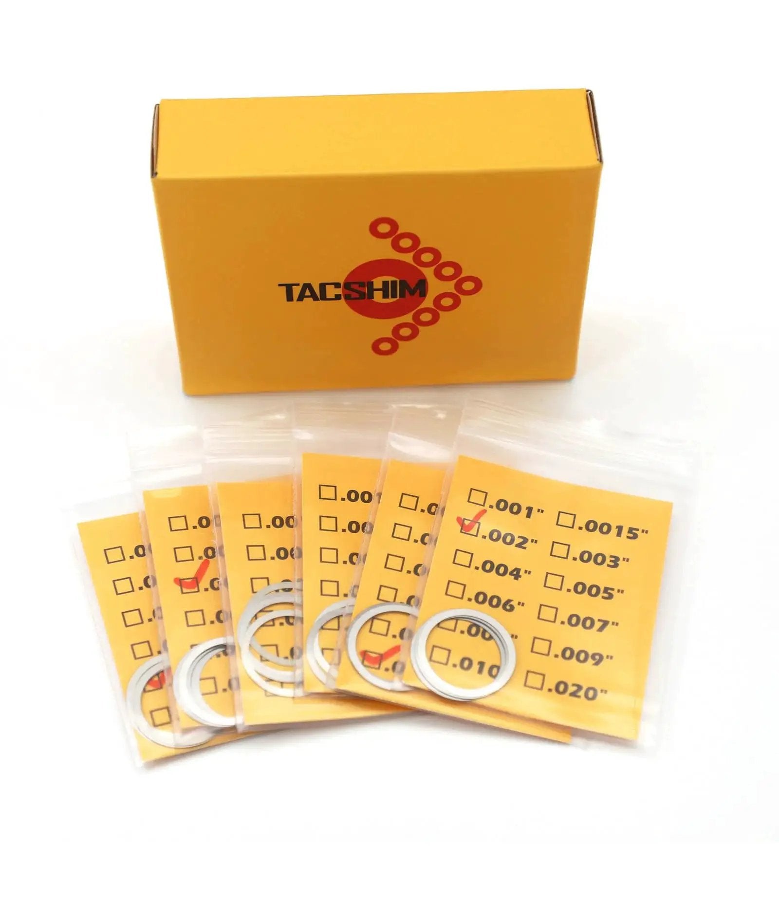 5/8x24 Barrel Shim Kit For Muzzle Brake Timing And Alignment For 308 7.62 And 300BLK Rifles In Caliber 30, Pack Of 20 in bags