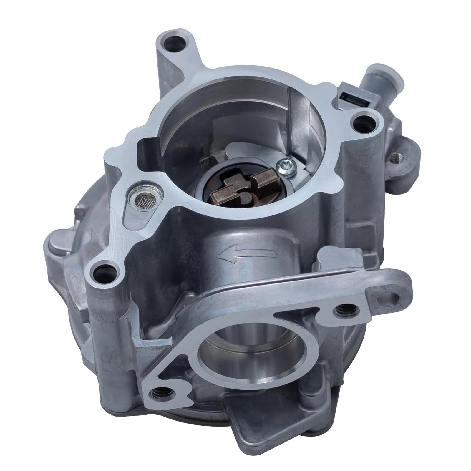 Top Rated Premium Brake Vacuum Pump For Audi 2.0L Turbo Models 2009 To 2016 A4 A5 Quattro A6 Q5 Q3 TT Quattro With OE 06J145100C 06J145100G VCP182 V104959 724807290 - close-up view.