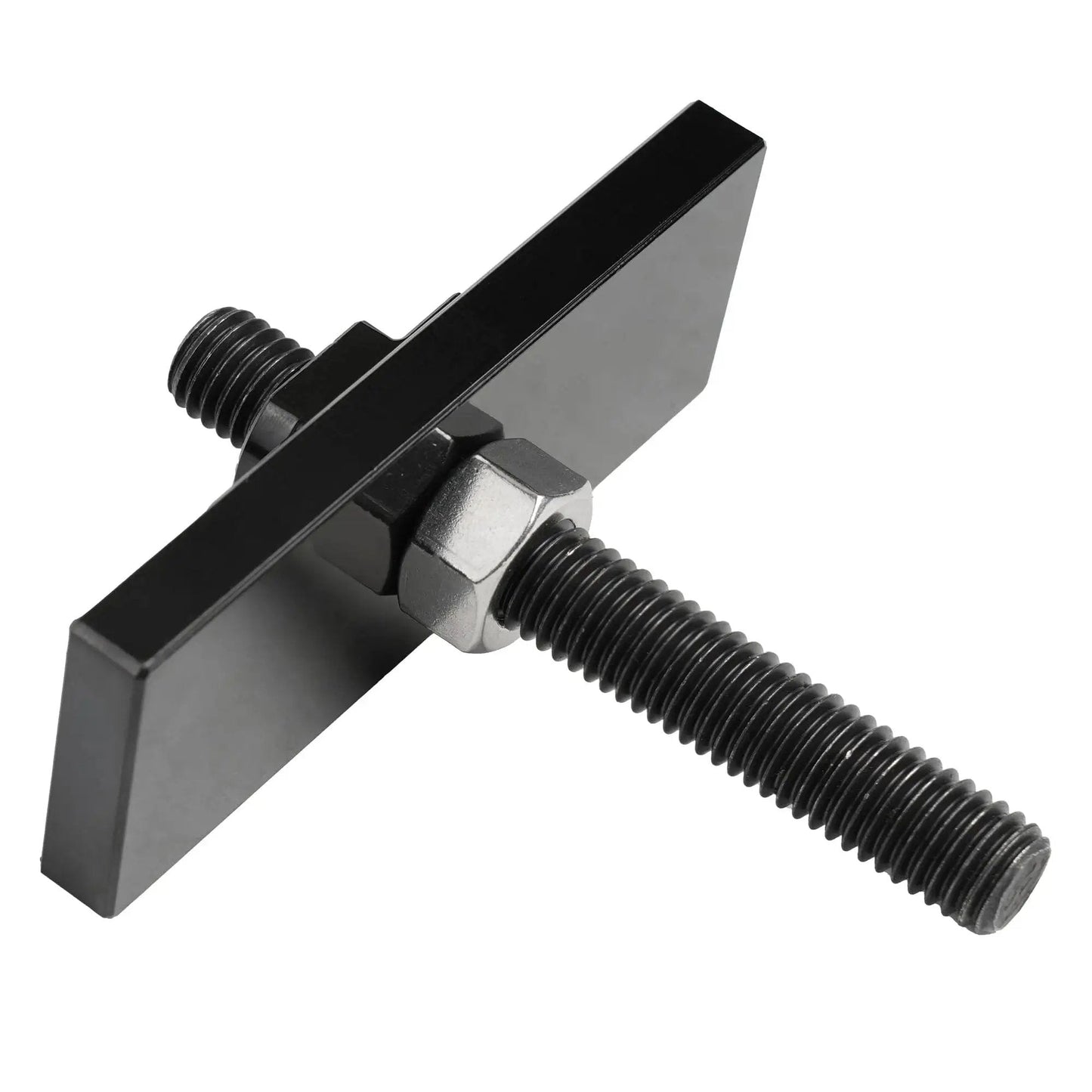 Side view of Needle Bearing Puller Tool for Toyota 8 Inch IFS Clamshell Front CV Axle SD20B, heavy duty iron construction.