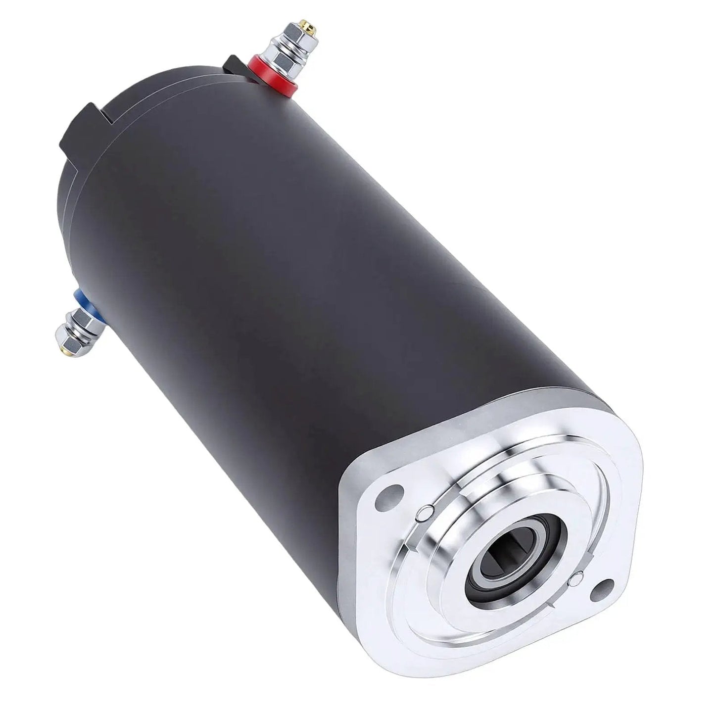 RV Leveling System Hydraulic Pump Motor OE Spec Replacement 414850 286722, side view, with metal housing.