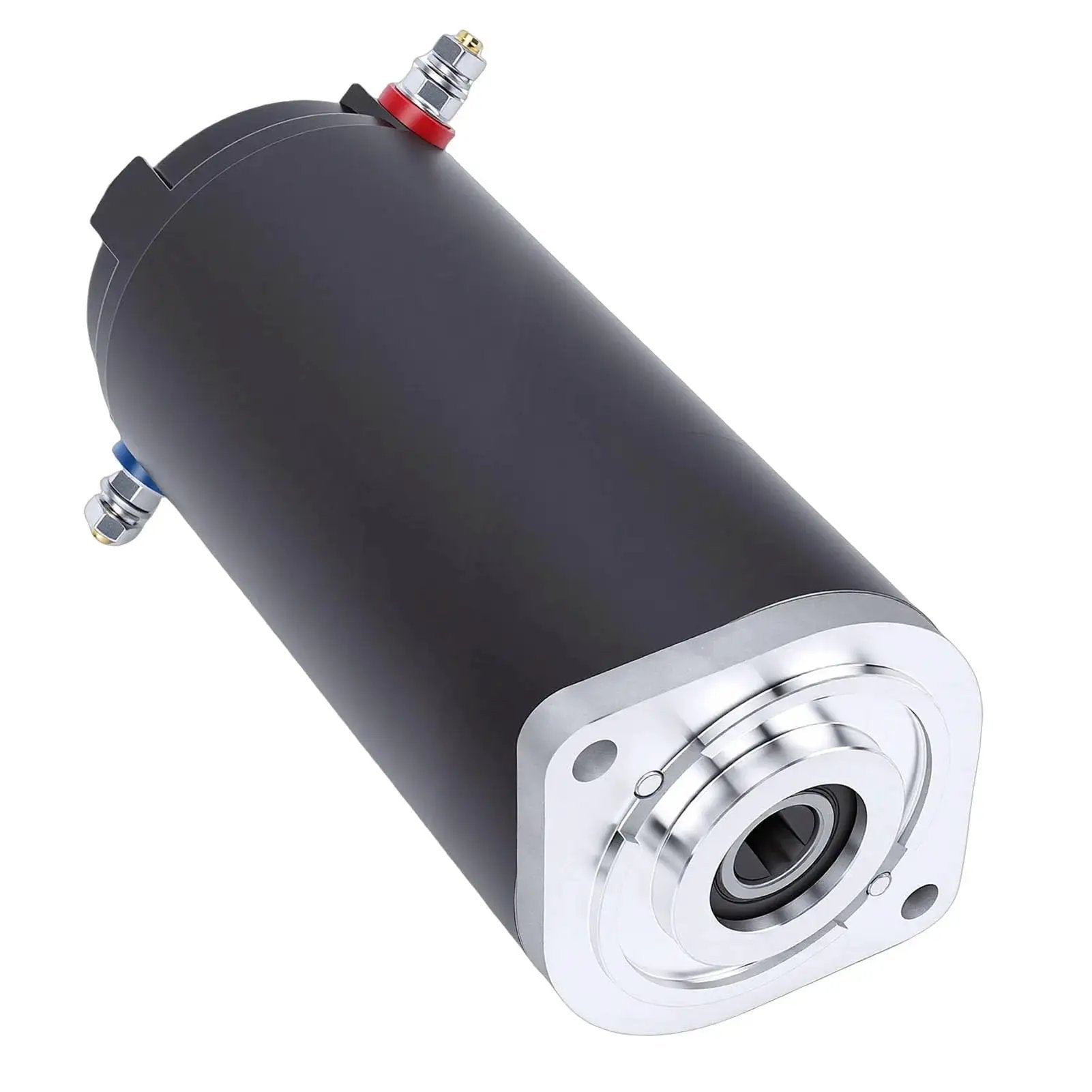 RV Leveling System Hydraulic Pump Motor OE Spec Replacement 414850 286722, side view, with metal housing.