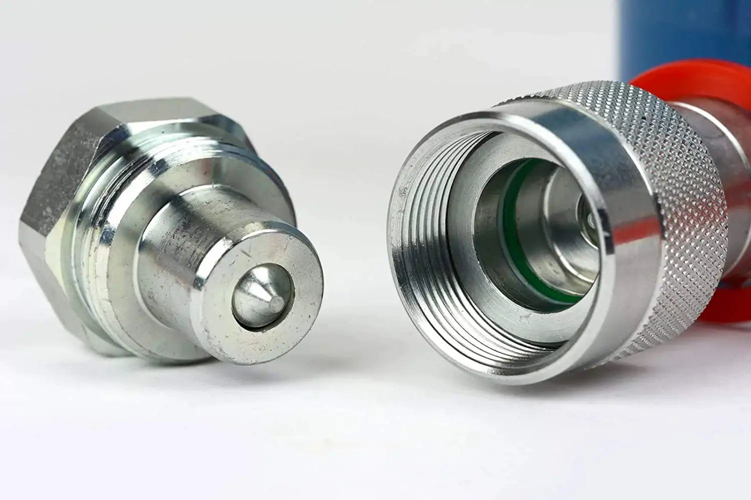 Quick coupler connectors for Hollow Hydraulic Cylinder Ram 30 Ton, 4 Inch Stroke, 10000 PSI