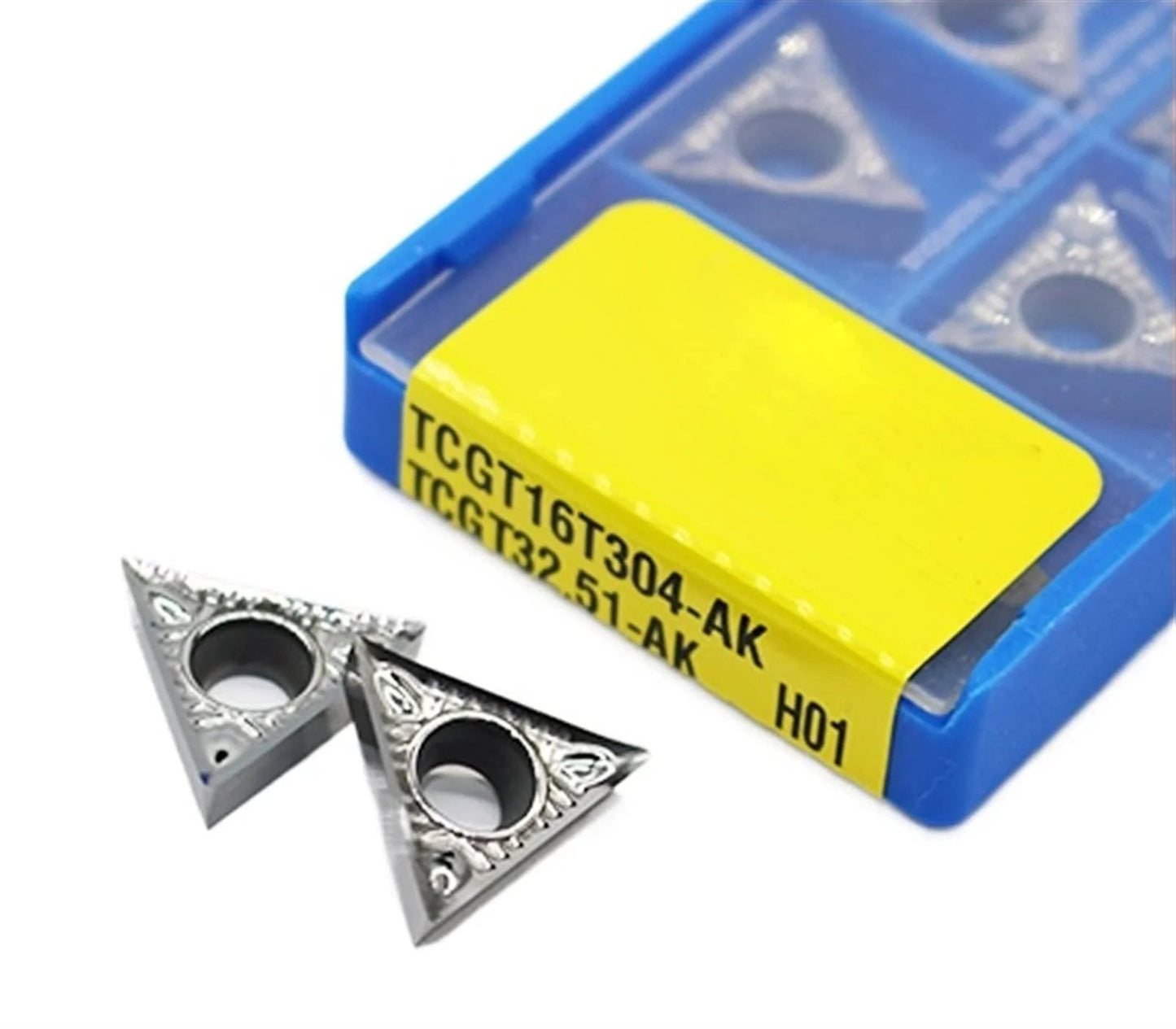 10Pcs TCGT16T304 External Turning Inserts Set For Milling Centers, Pro Grade Heavy Duty Aluminum Cutter Blades, High Precision Wear Resistant Cutting Tools For Steel Stainless Steel And Cast Iron Finishing And Semi Finishing, Wood Turning