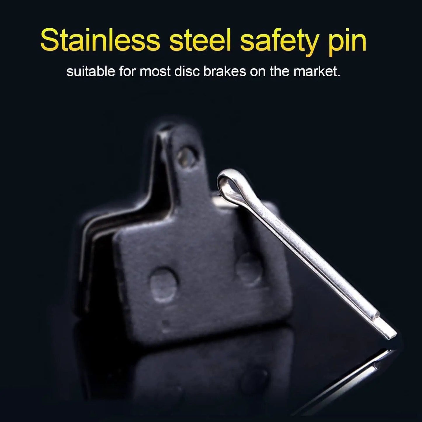 Stainless Steel Cotter Pins For Bike Brake Pads 10 Piece Set Heavy Duty Hairpin Clips And Retaining Pins For Disc Brake Systems And Hitch Pin Locks Corrosion Resistant 304 Stainless Steel Maintenance Kit