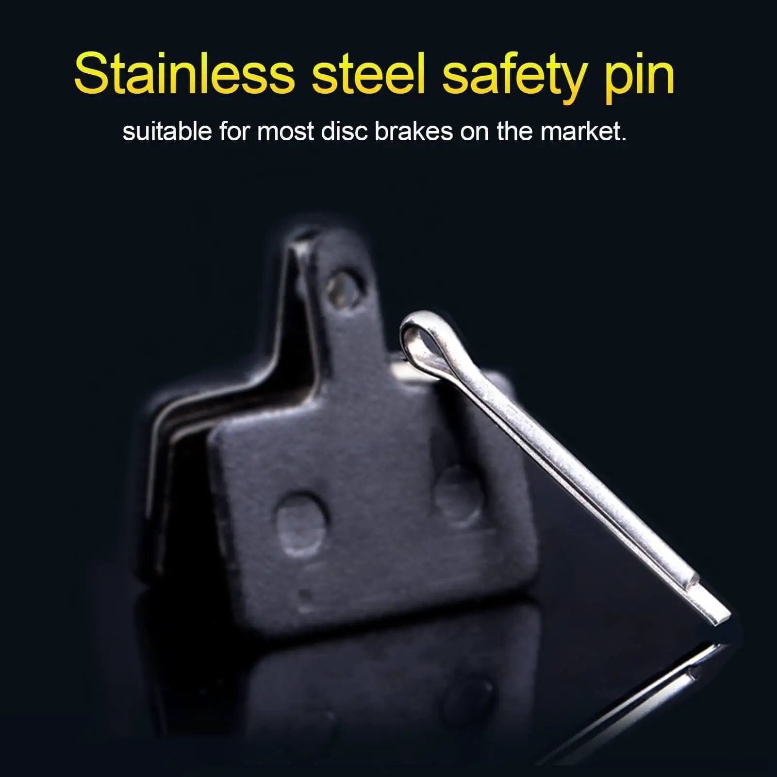 Stainless Steel Cotter Pins For Bike Brake Pads 10 Piece Set Heavy Duty Hairpin Clips And Retaining Pins For Disc Brake Systems And Hitch Pin Locks Corrosion Resistant 304 Stainless Steel Maintenance Kit