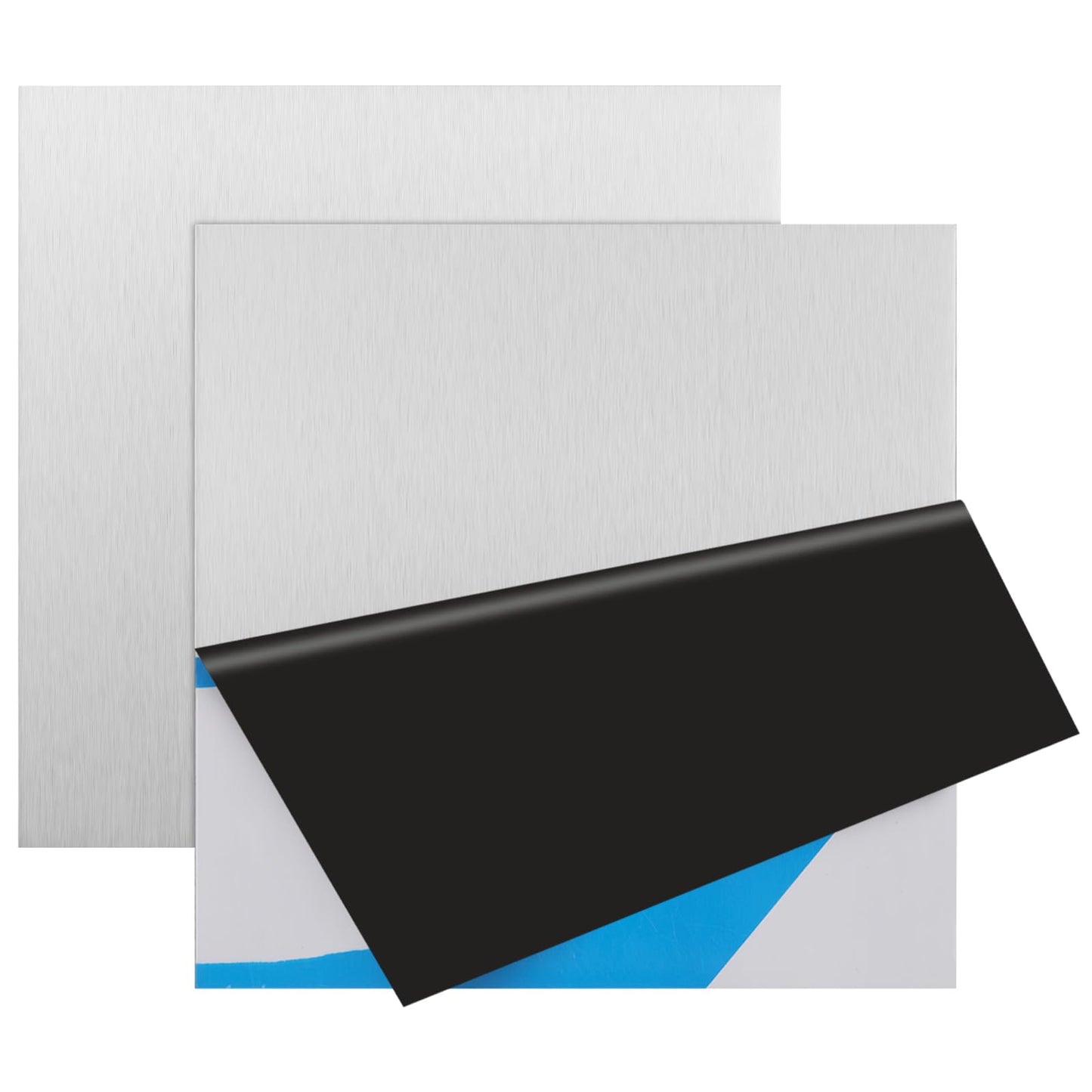 2 Pack 304 Stainless Steel Sheets 6 By 6 By 1 32nd Inch 20 Gauge Shim Stock Plates For Crafting DIY Stovetop Frosted Surface Durable Corrosion Resistant Heat Resistant