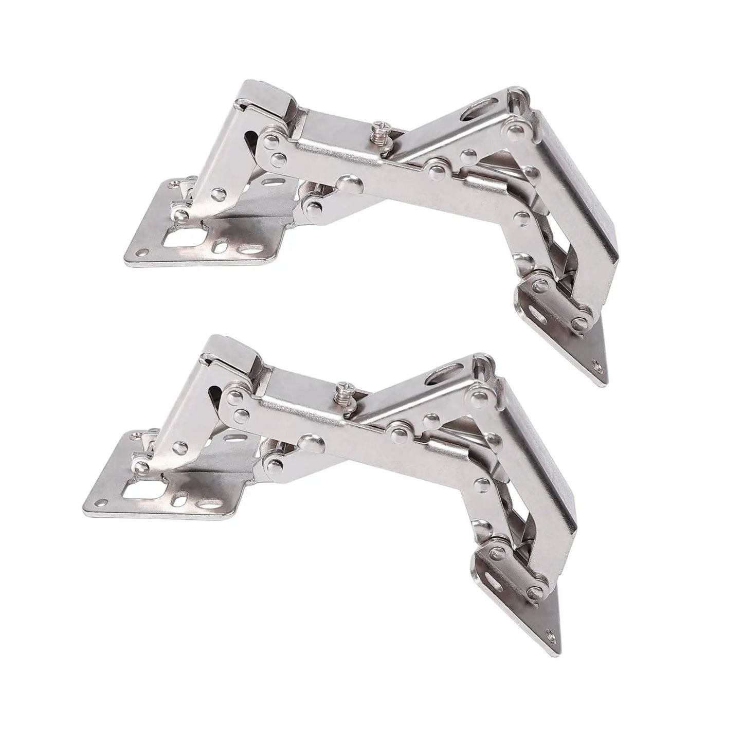Two Pack 170 Degree Soft Close Cabinet Hinge Set Hydraulic Frameless Door Hinges Adjustable Mounting For Cabinets Cupboards Wardrobes No Slot Required Easy Install Rust Resistant Stainless Steel