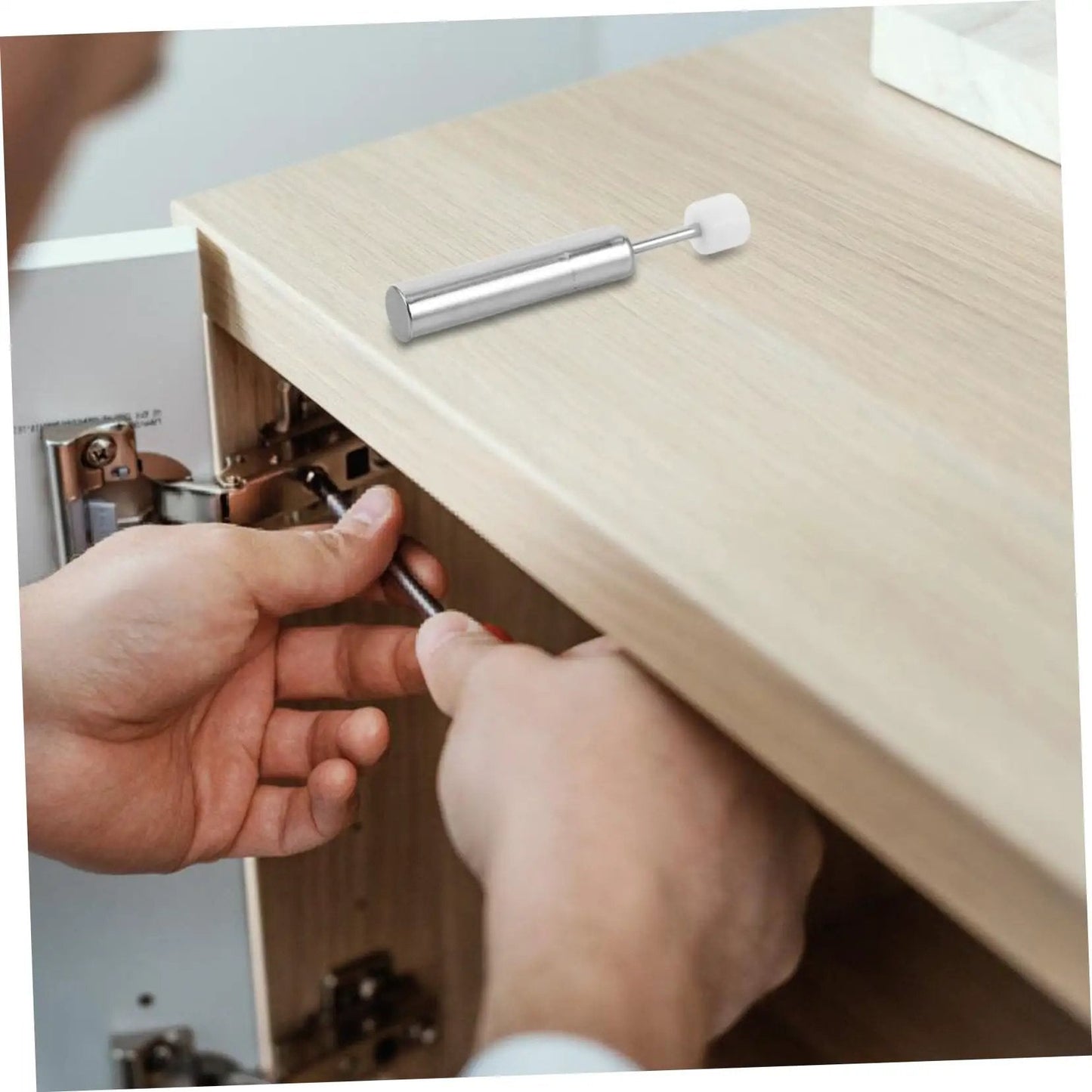 Installing Hydraulic Silent Close Buffer Kit For Cabinet Doors 5Pcs Soft Close Dampers, Noise Reduction, Easy Install