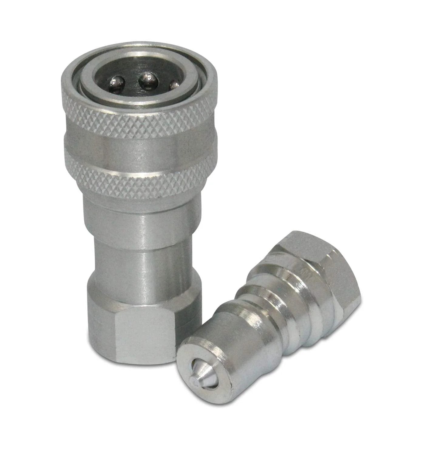 Replacement Hydraulic Quick Coupler Set for Kubota Machines One Quarter Inch NPT Male and Female Couplers Direct Fit
