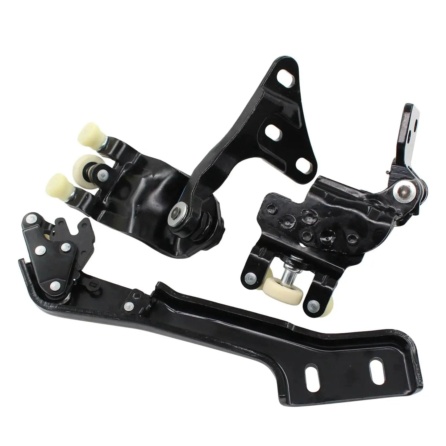 3 Piece Right Side Upper Middle And Lower Sliding Door Hinge Roller Set For Ford Transit 150 250 350 2015-2020 Durable High Rigidity Replacement