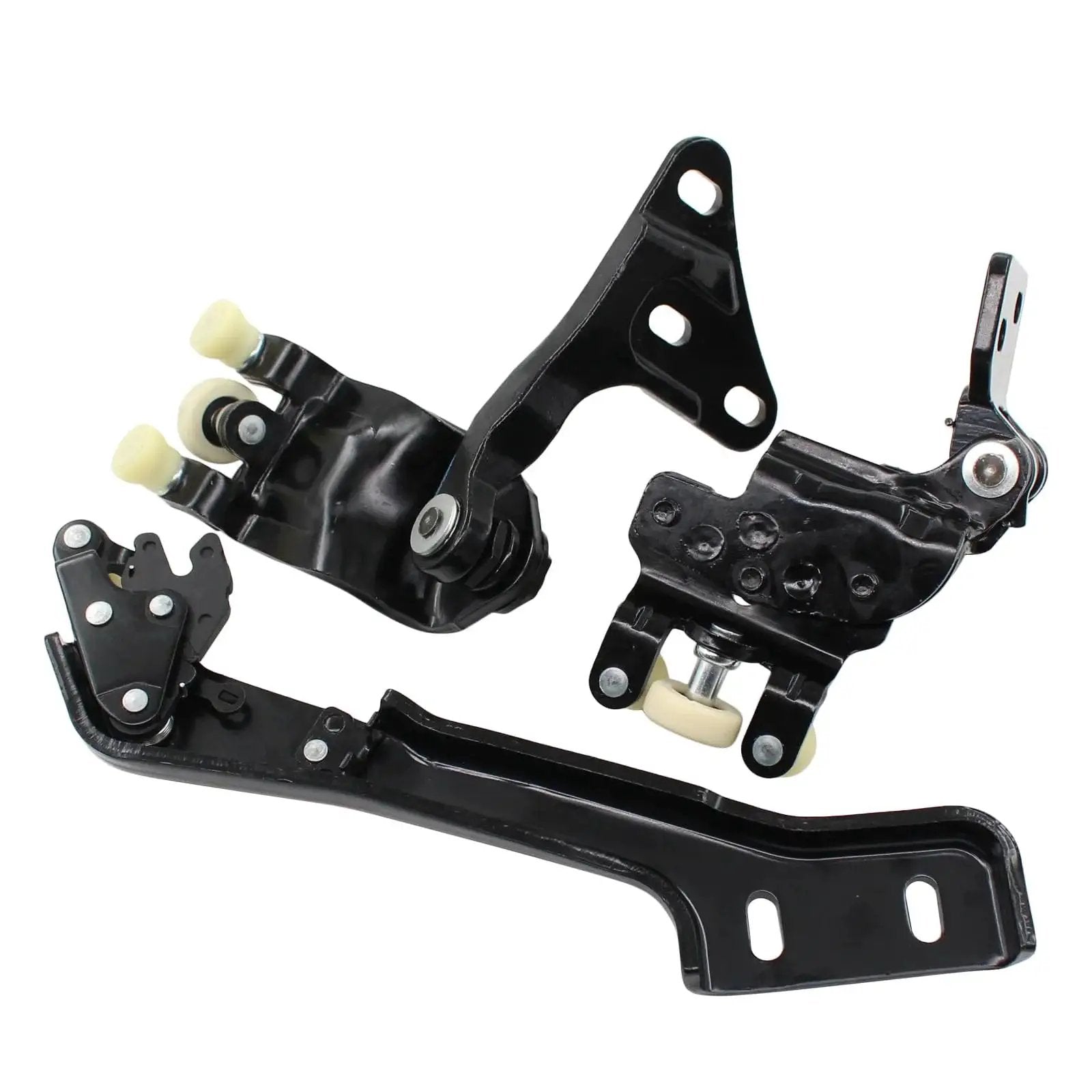 3 Piece Right Side Upper Middle And Lower Sliding Door Hinge Roller Set For Ford Transit 150 250 350 2015-2020 Durable High Rigidity Replacement