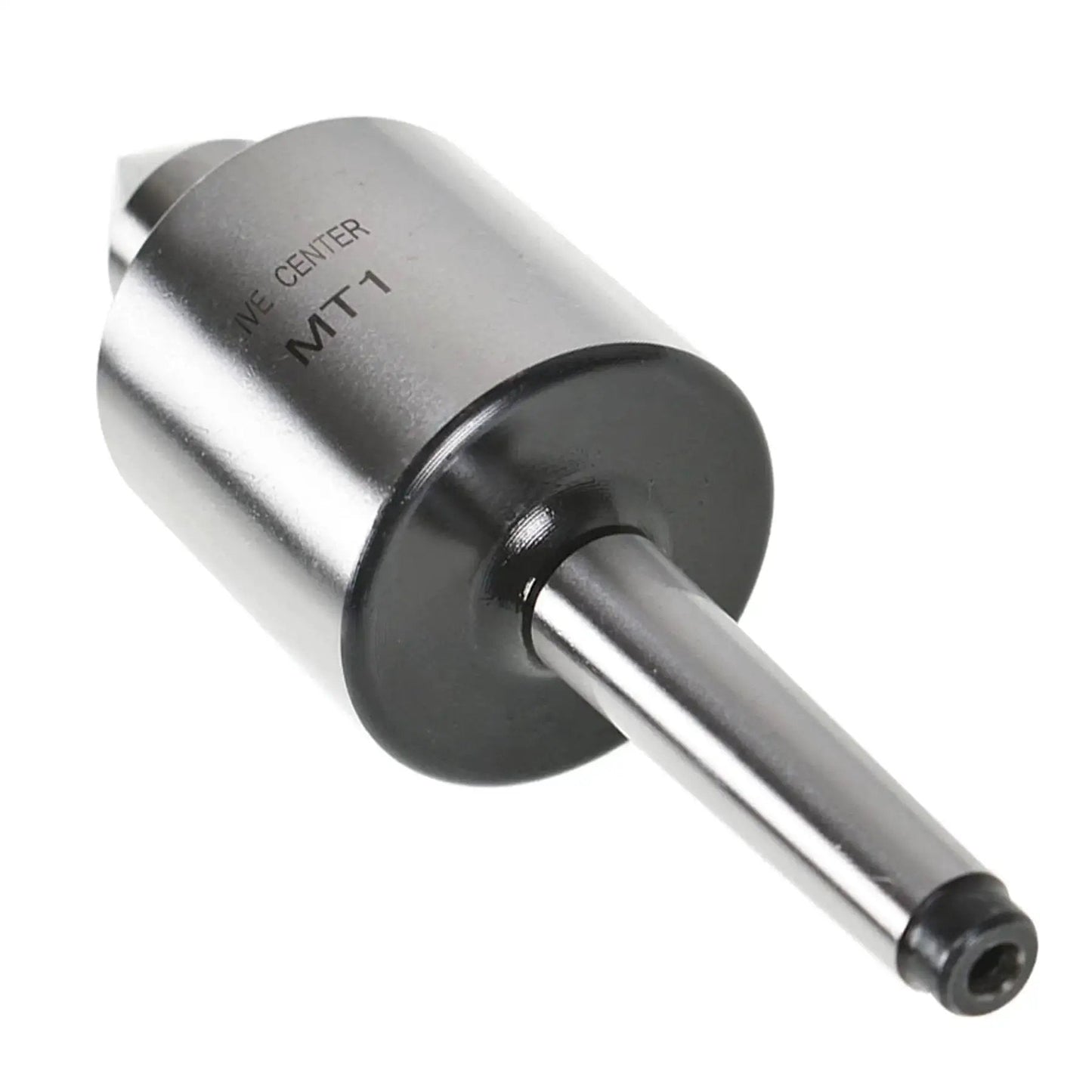 MT1 Medium Duty Live Center With 60 Degree Point And 0.0002 Inch Concentricity Hardened To 61 To 65 HRC Triple Bearing