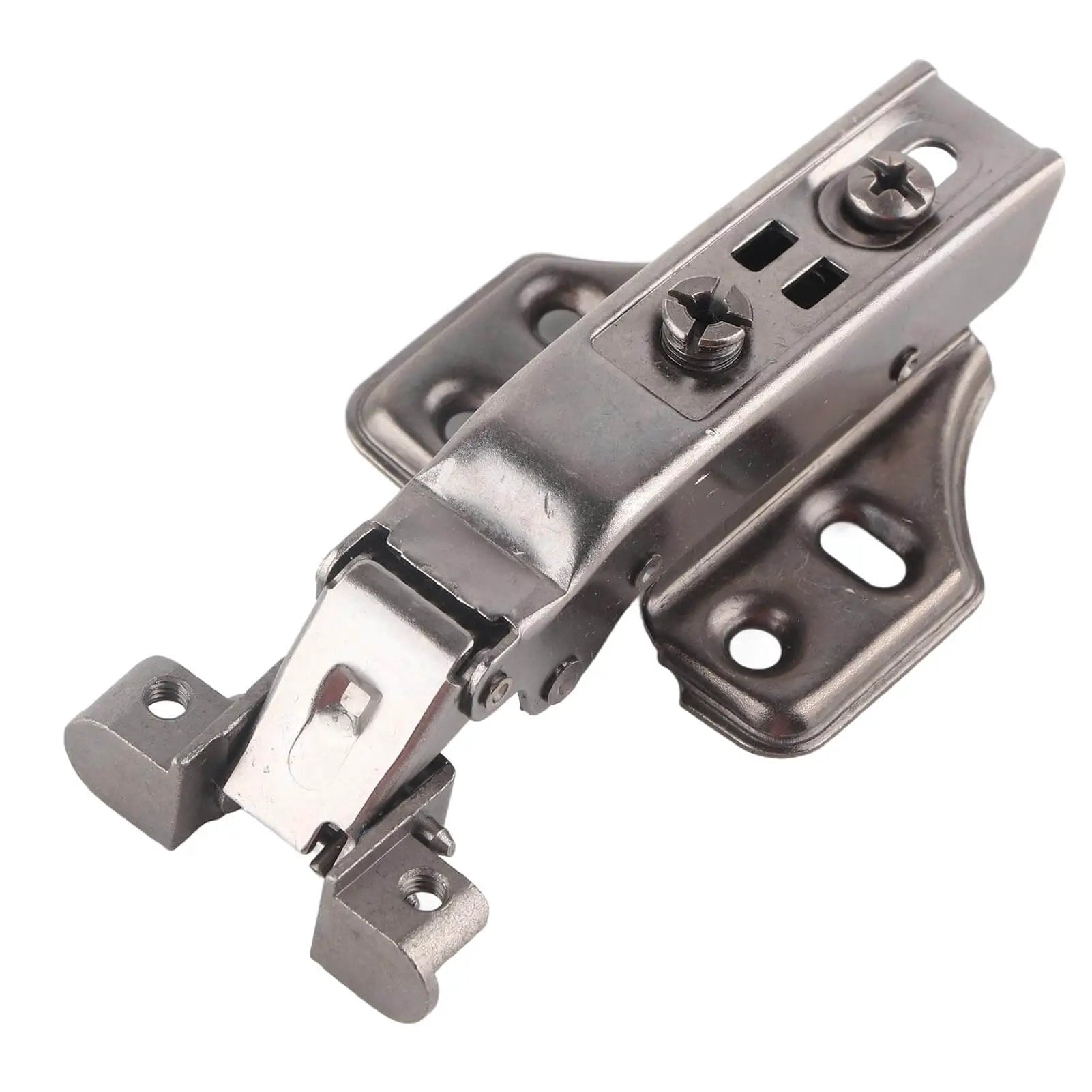 Soft Closing Hinges For Aluminum Frame Cabinets And Glass Doors With Adjustable Enlarged Base And Thickened Boost Arm For Smooth Cushioning