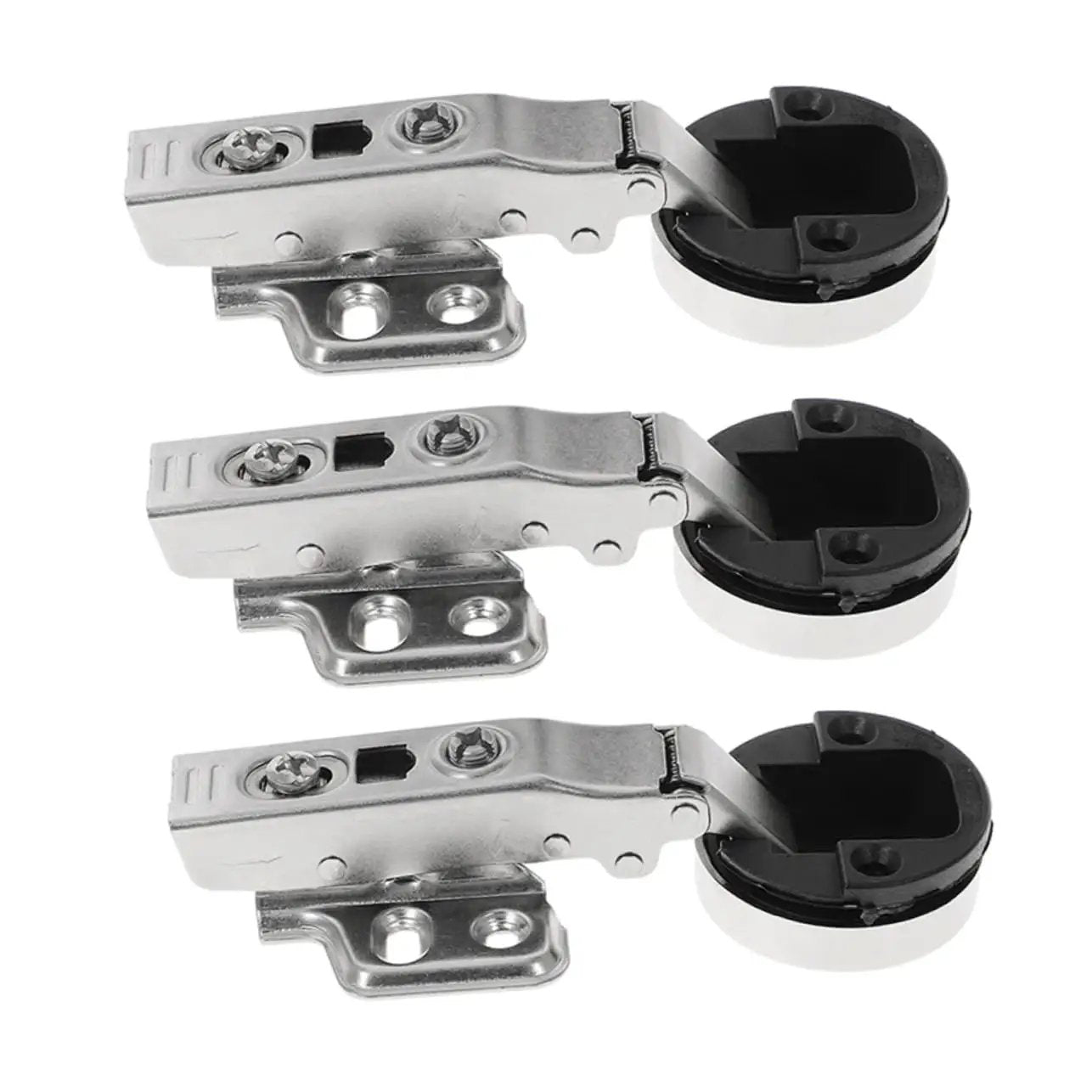 Soft Close Glass Door Hinges Set Of 3 For Inset Cabinets With Concealed Hydraulic Damping Heavy Duty Metal Build For Smooth Quiet Closings