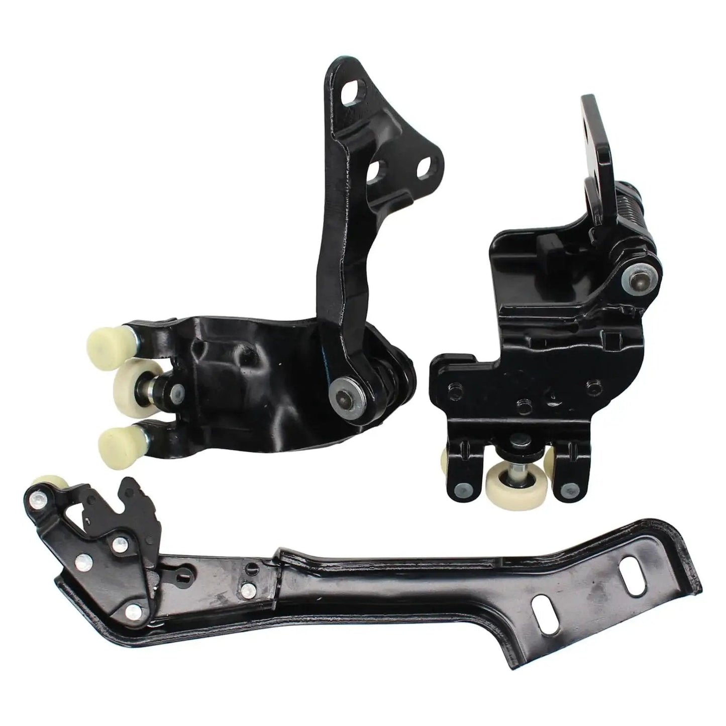 3 Piece Right Side Upper Middle And Lower Sliding Door Hinge Roller Set For Ford Transit 150 250 350 2015-2020 Durable High Rigidity Replacement Parts For Smooth Quiet Sliding And Long Lasting Performance