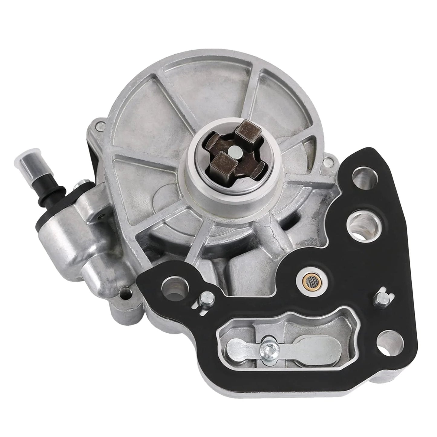 Brake Vacuum Pump With Gasket For 2016 To 2019 Chevy Cruze Malibu Spark Equinox GMC Terrain And Buick Encore 1.4L 1.5L Replaces 12684050 12662789 702551330, metal housing view