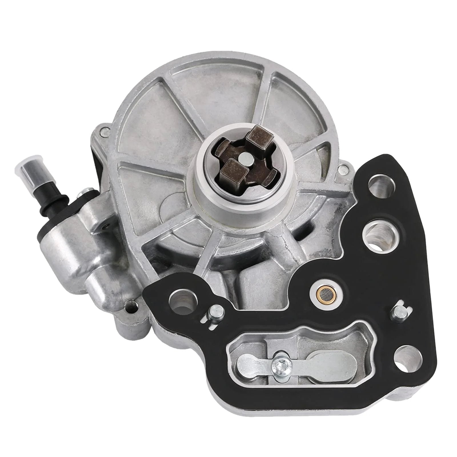 Brake Vacuum Pump With Gasket For 2016 To 2019 Chevy Cruze Malibu Spark Equinox GMC Terrain And Buick Encore 1.4L 1.5L Replaces 12684050 12662789 702551330, metal housing view