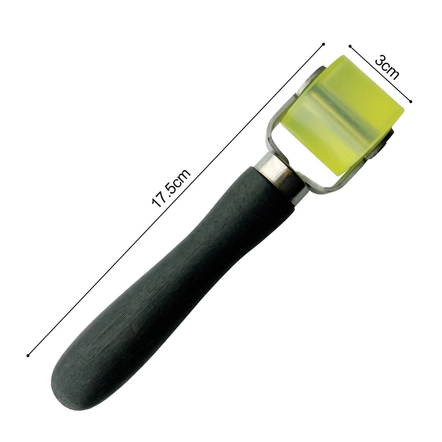 Two Piece Car Sound Deadener Roller Kit With 2 Inch And 1.2 Inch Rubber Rolling Wheels For Bubble Free Adhesion And Smooth Application