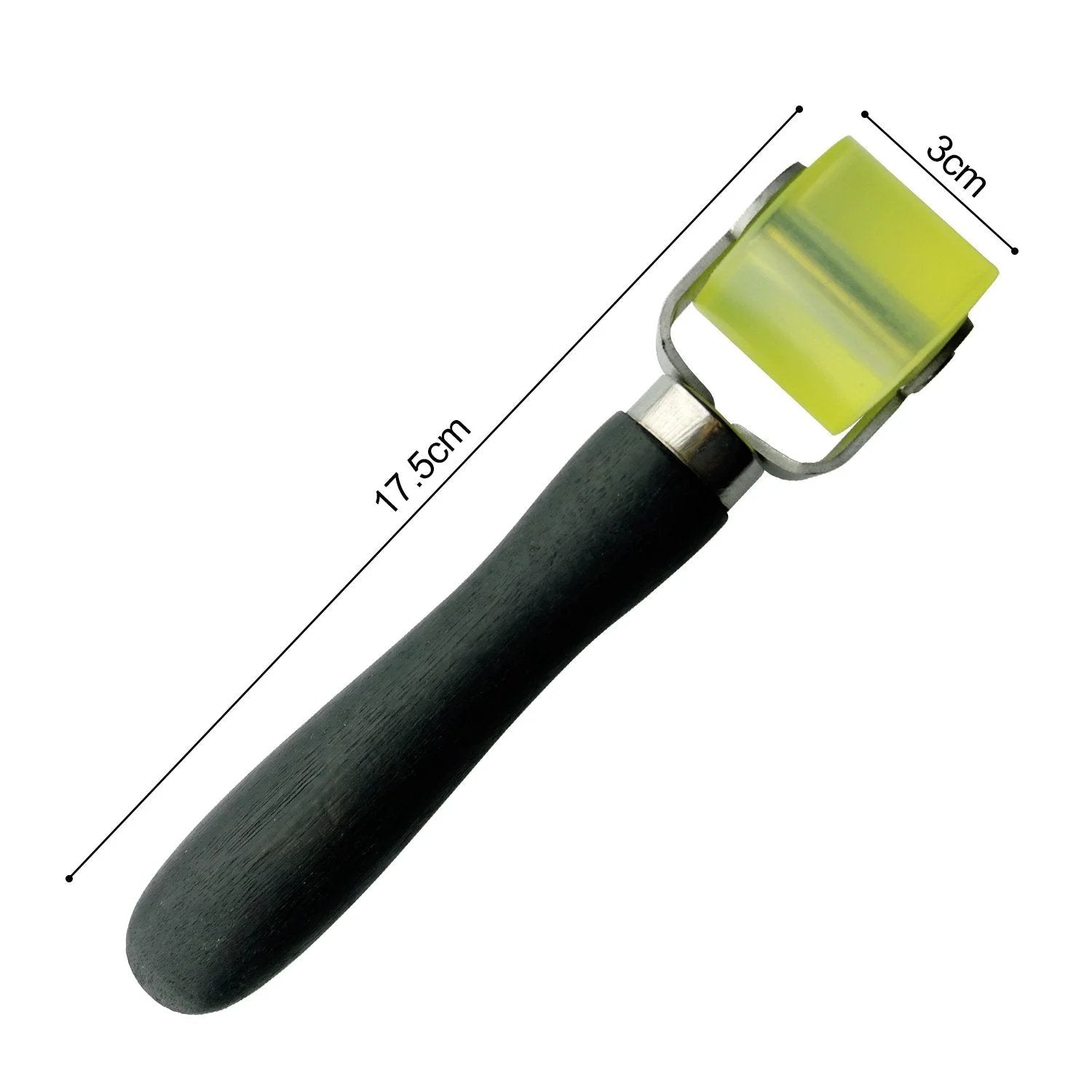 Two Piece Car Sound Deadener Roller Kit With 2 Inch And 1.2 Inch Rubber Rolling Wheels For Bubble Free Adhesion And Smooth Application