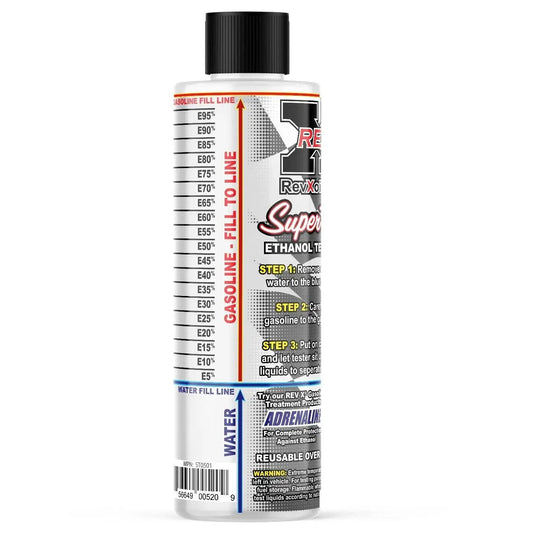 Reusable Gasoline Ethanol Test Kit For Detecting E10 To E90 Ethanol Levels, bottle with measuring lines and instructions