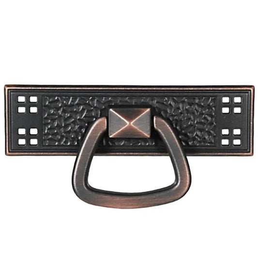 Oil Rubbed Bronze Mission Pull Handle for Cabinets and Furniture, 3 Inch (76mm) Size, Classic Yet Modern Cabinet Drawer Pull