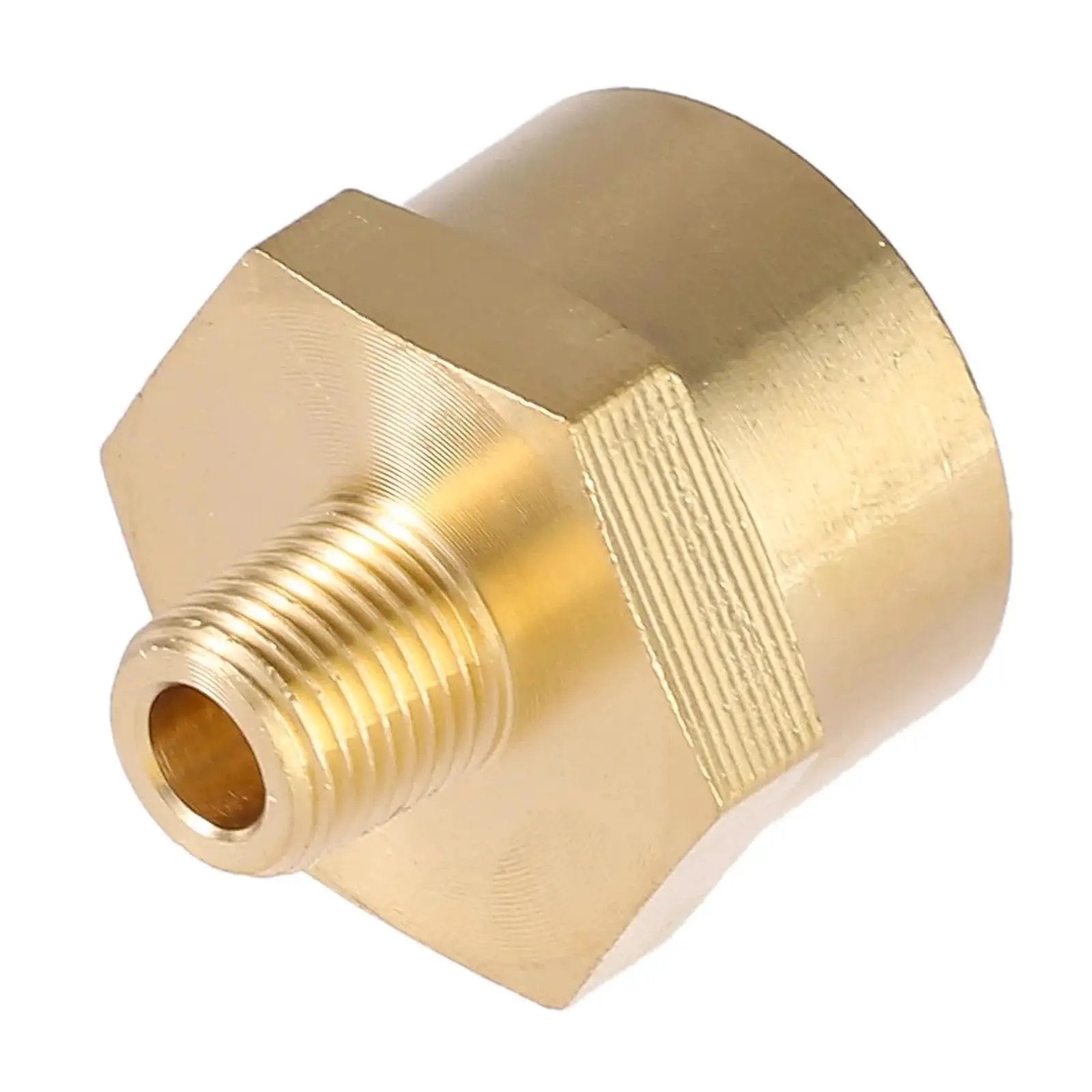 Brass Pipe Fittings Reducer Adapters 1/8 Inch Male To 1/2 Inch Female NPT Hex Bushing, solid brass plumbing connector