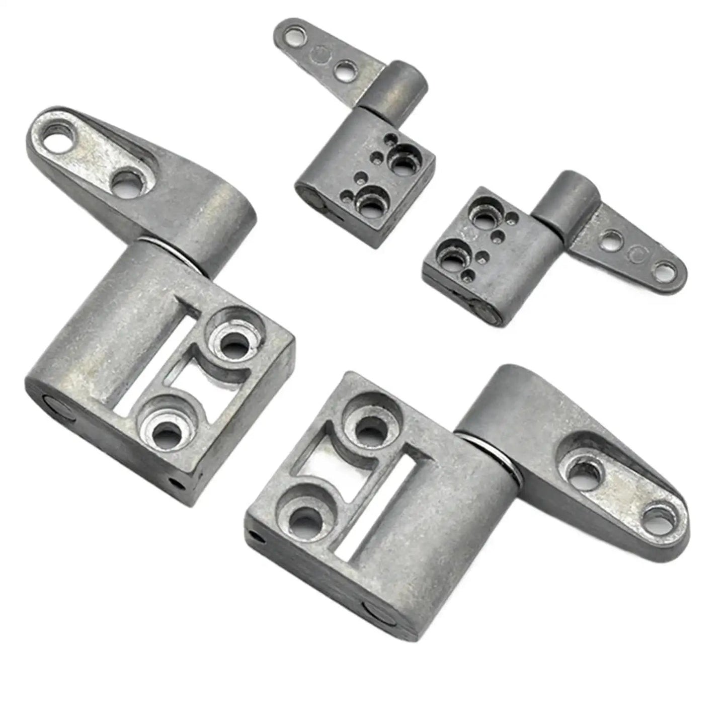 2 Pack Zinc Alloy Damping Hinge Set With 360 Degree Rotatable Torque Shaft for Cabinet and Gate Friction Hinges 0.56 Nm Right Hand