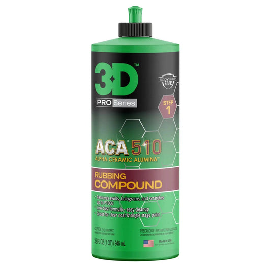 Front view of Fast Cutting Rubbing Compound For Paint Correction With Alpha Ceramic Alumina, 32 oz bottle