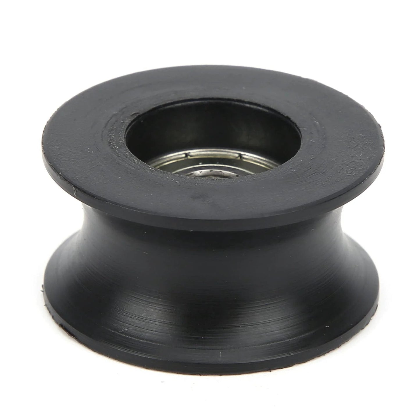 10 Pack Deep U Shaped Nylon Coated Pulley Wheels With 608ZZ Bearings For Motors And Machines, Pro Grade Roller Bearings For Gear Drives, Pumps And Construction Equipment, Rugged Nylon Cage