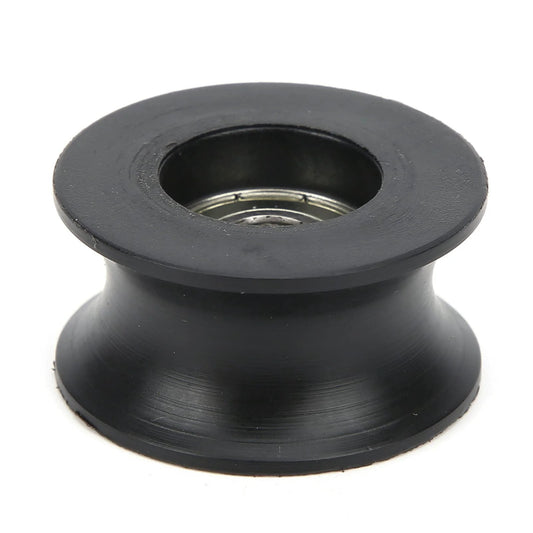 10 Pack Deep U Shaped Nylon Coated Pulley Wheels With 608ZZ Bearings For Motors And Machines, Pro Grade Roller Bearings For Gear Drives, Pumps And Construction Equipment, Rugged Nylon Cage