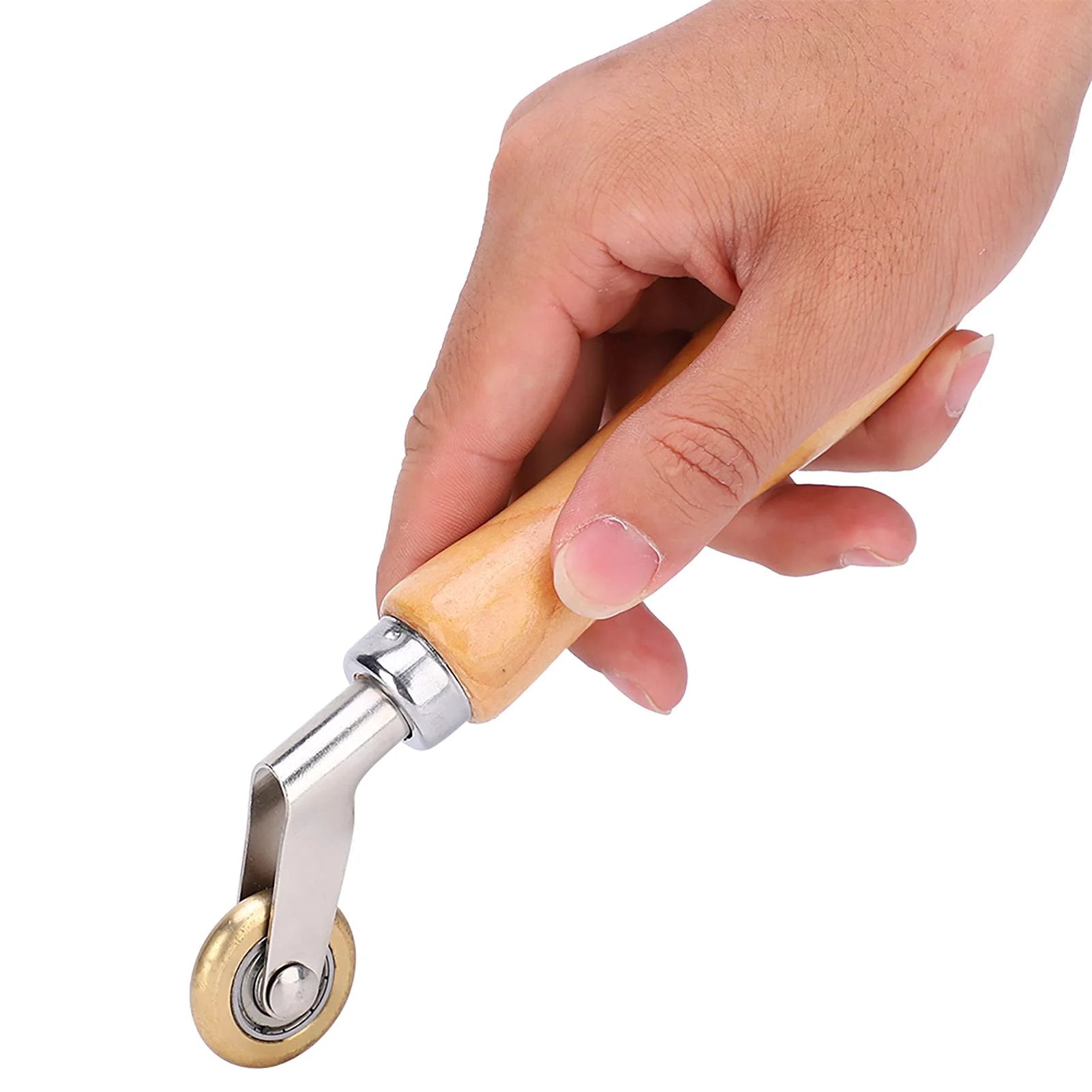 Steel Seam Roller For TPO Roofing And Single Ply Membranes, Heavy Duty Metal Wheel Tool For Flashing And Seaming, Pro Grade Seam Roller