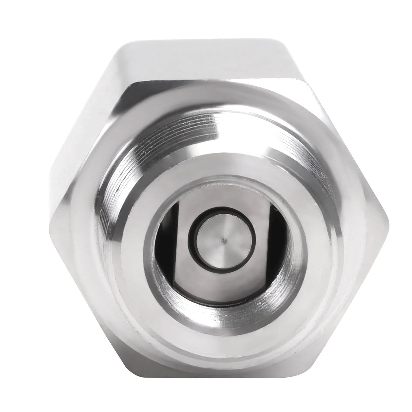 Heavy Duty Stainless Steel Air Check Valve One Half Inch NPT Male To One Half Inch NPT Female High Temperature One Way Backflow Preventer