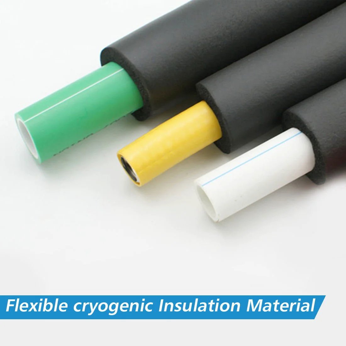 Pipe Insulation Tubing 1/4 By 3/8 Inch Heat Preservation Insulated 6 Ft Length Handle Grips 6x9mm Ideal For Hot And Cold Water Lines