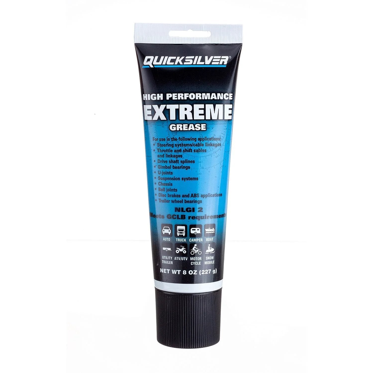 Heavy Duty Beefed Up Multi Purpose Marine Grease NLGI 2 For Extreme Temperatures And Heavy Loads Calcium Sulfonate Based Lubricant 8 Oz Tube Ideal For Steering Cables Gimbal Bearings Throttle And Shift Cables Quicksilver