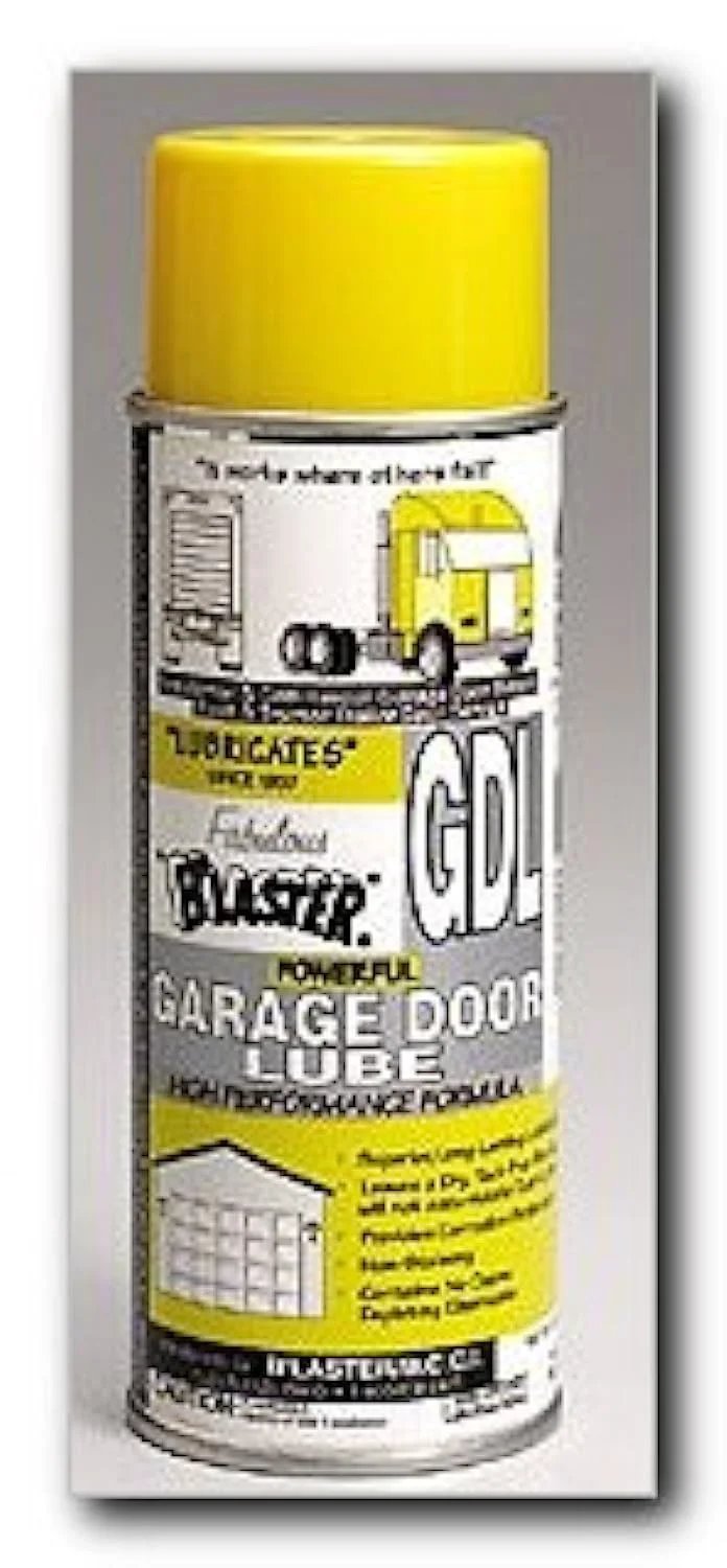 Garage Door Lube With Silicone And Extreme Pressure Additive For Pro Grade Lubrication No Mess Quiet Operation Clean Tack Free Film That Repels Dust And Dirt From Moving Parts Blaster Chemical Company 9.3 Oz.