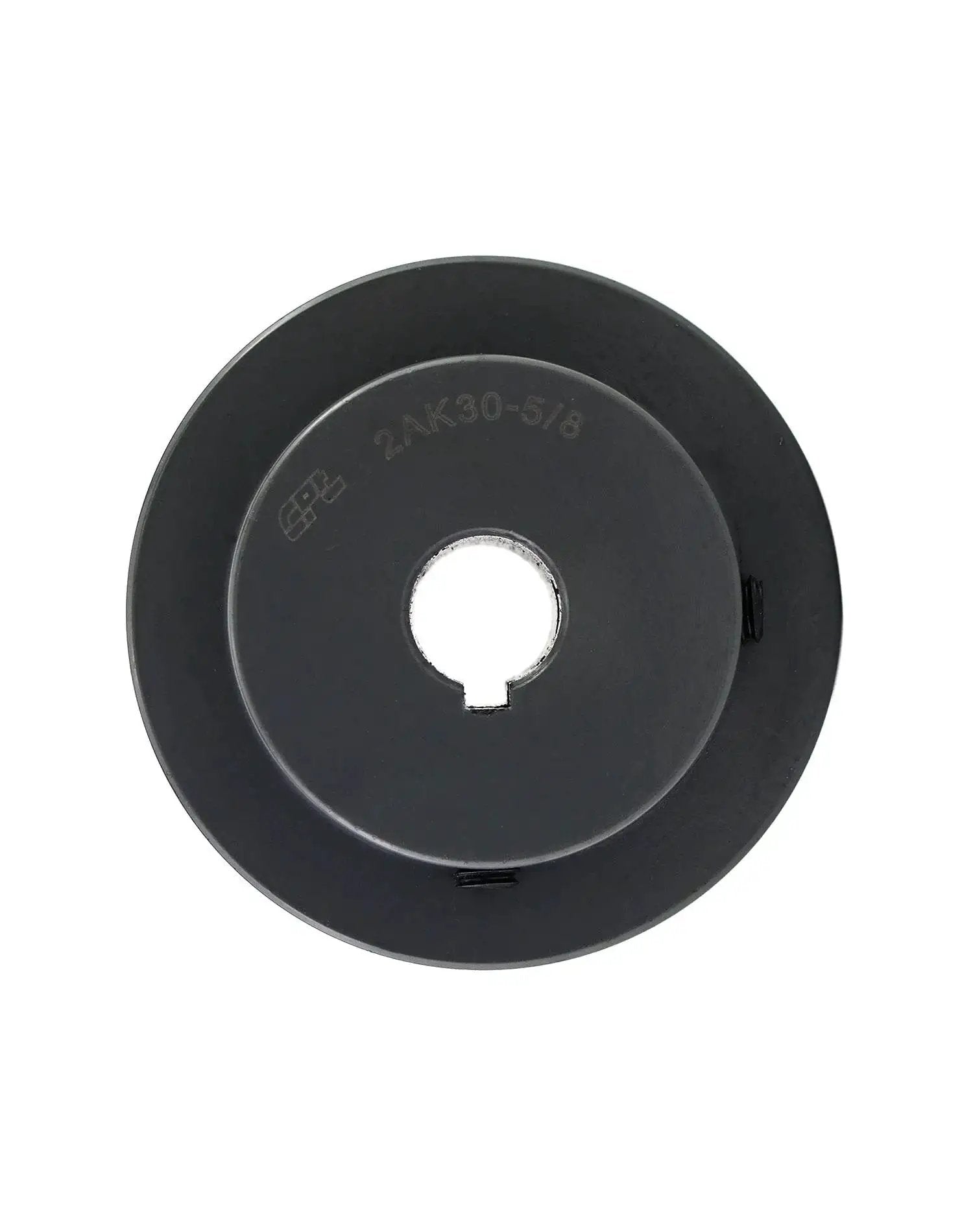 Durable Cast Iron Double Groove V Belt Pulley 3.05 Inch OD With Five Eighth Inch Fixed Bore AK Fixed Bore For A 3L And 4L Belts